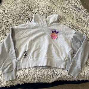 ADIDAS CROPPED HOODIE